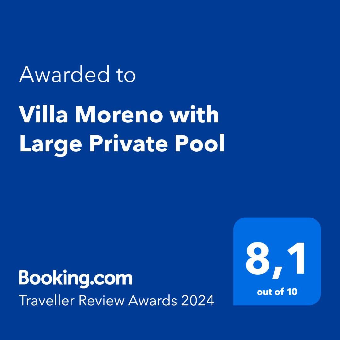 Villa Moreno With Large Private Pool Jávea エクステリア 写真